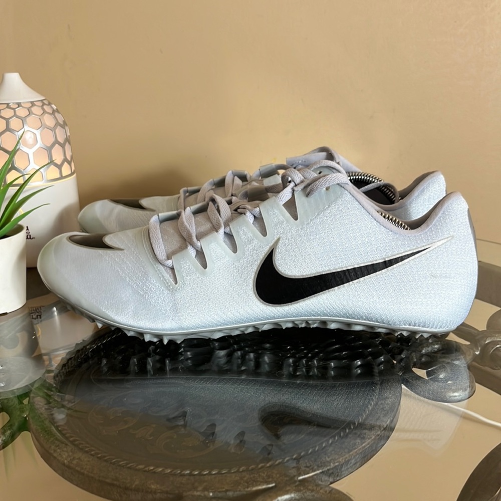 ❓Nike Zoom Ja Fly 3 Track Spikes Light Blue Black Sliver Size 12